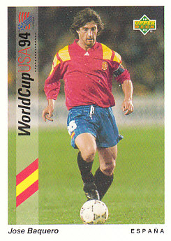 Jose Maria Baquero Spain Upper Deck World Cup 1994 Preview Eng/Ger #97